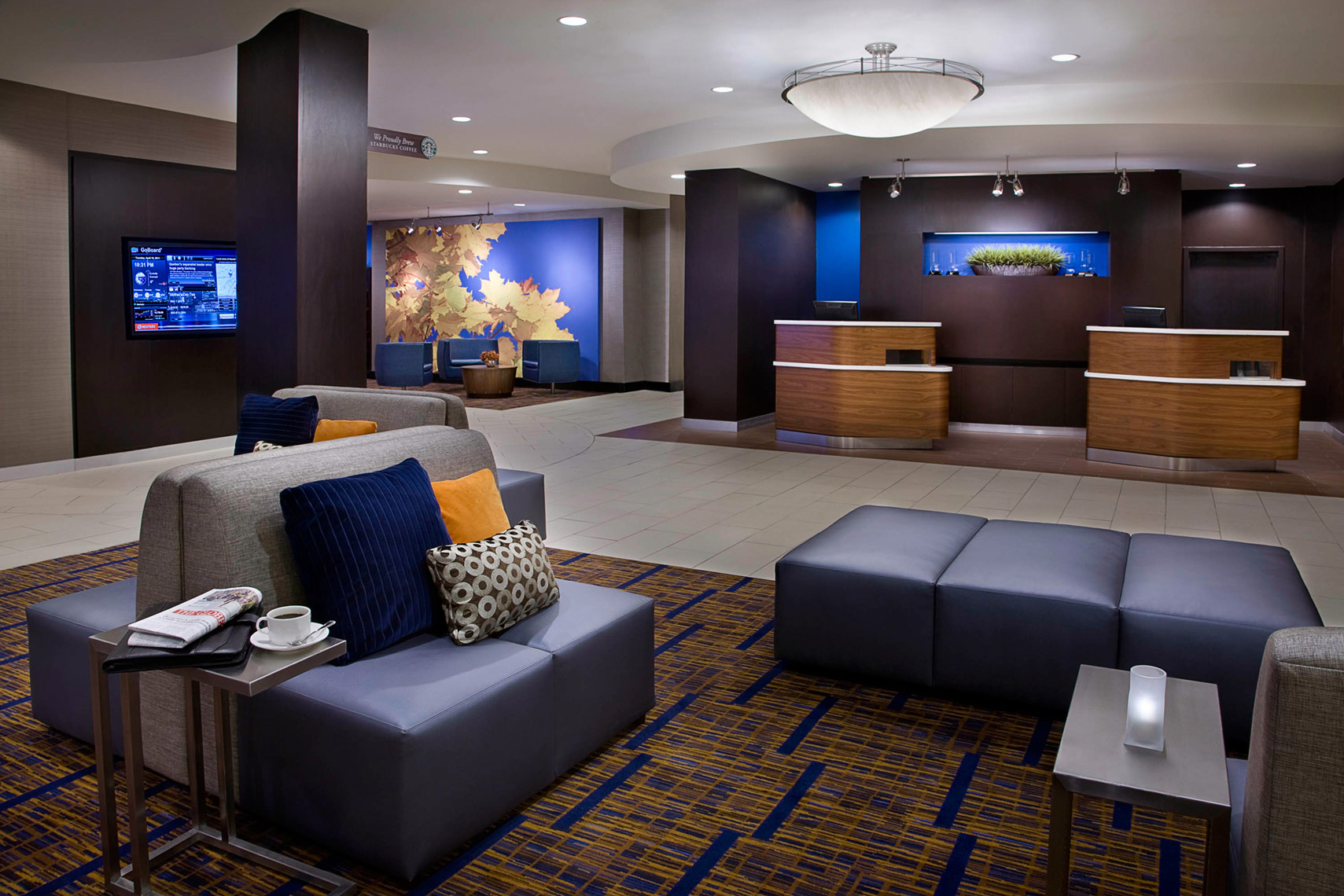 Hospitality Hotel Marriott Courtyard Front Desk Elaine Kilburn Photogaphy